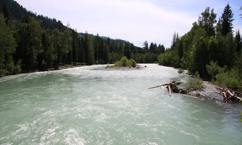 River Belay Berel and environs.