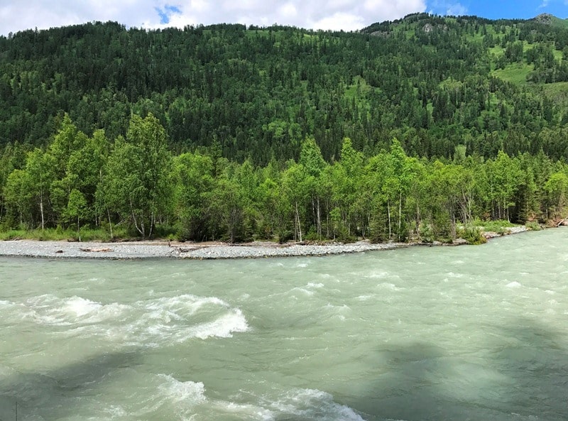 River Belay Berel and environs.