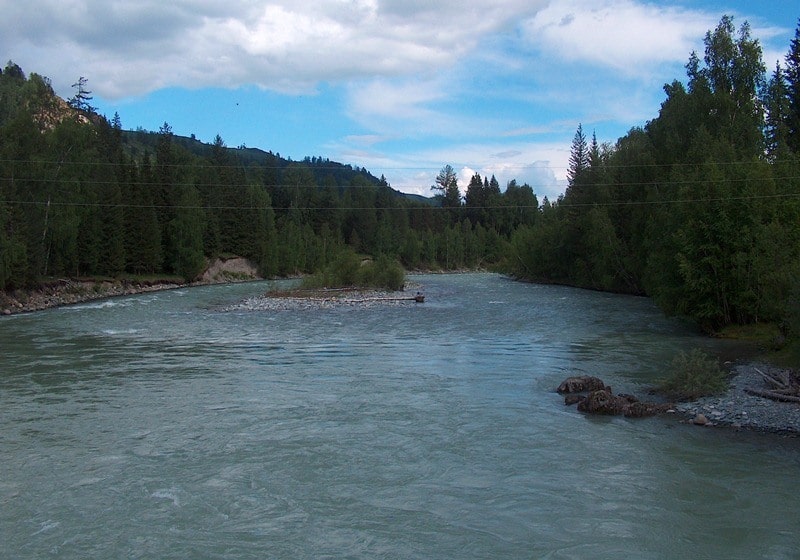 River Belay Berel and environs.