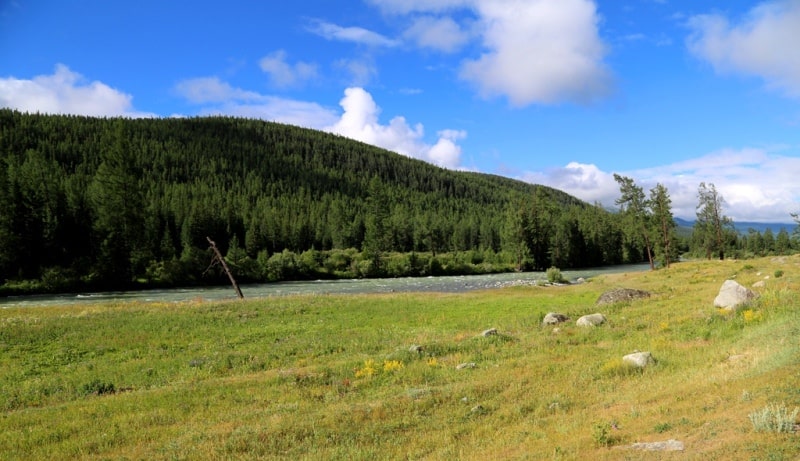 River Belay Berel and environs.