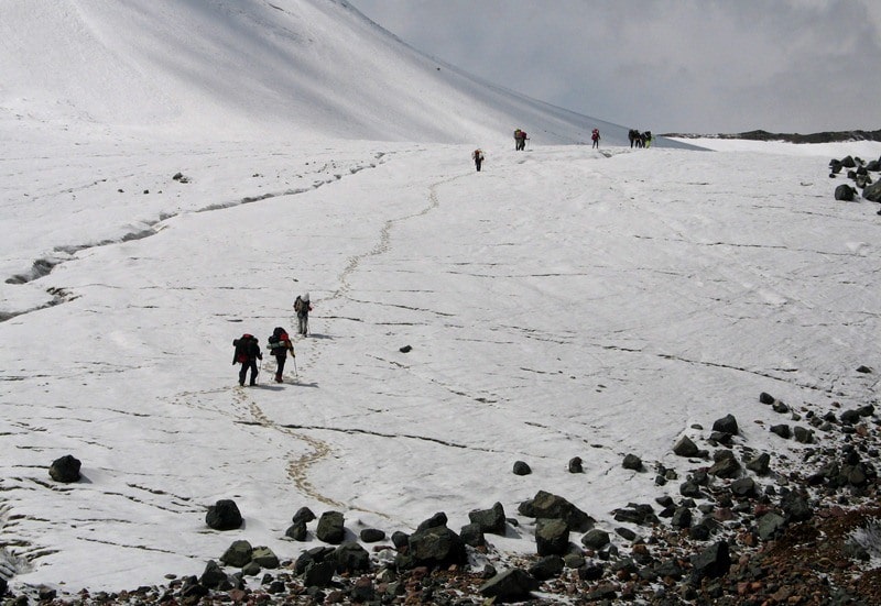 Environs the glacier Small Berelsky.