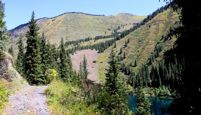  Gorge of river Kaindy.