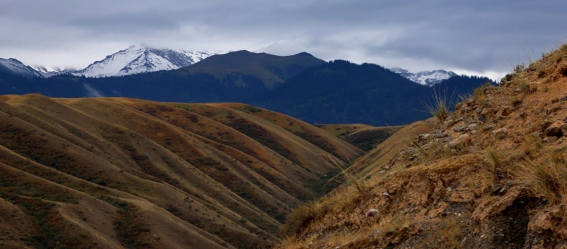  Gorge of river Kaindy.