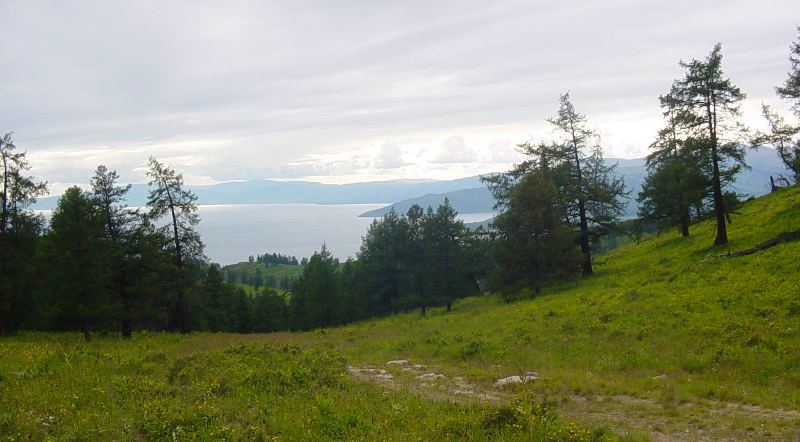 Вид на озеро Маркаколь.