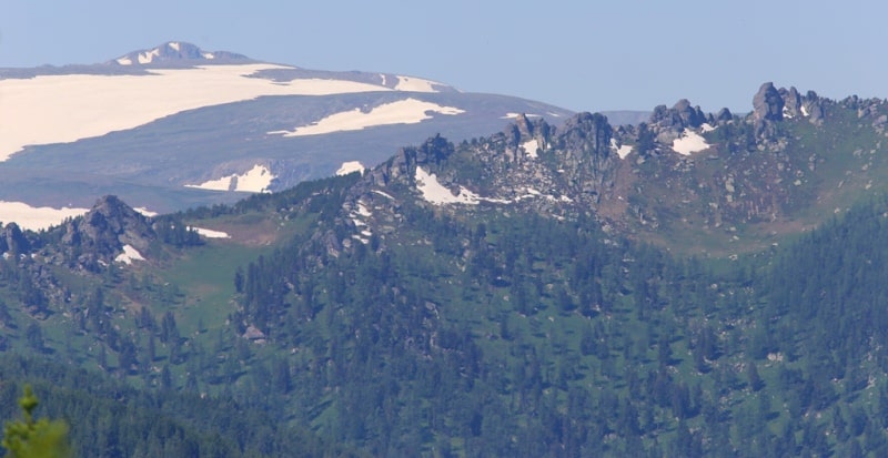 The valley Black Uzel in West Altai Reserve.