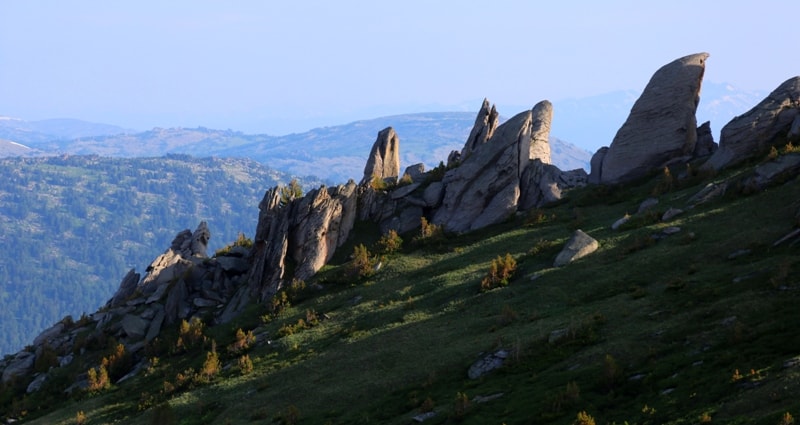 Линейские столбы (Каменная сказка).