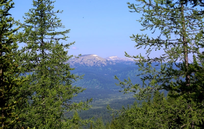 Environs in valley Monomakha Shapka in West Altai Nature Reserve.