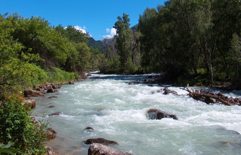 The river Aganakty.