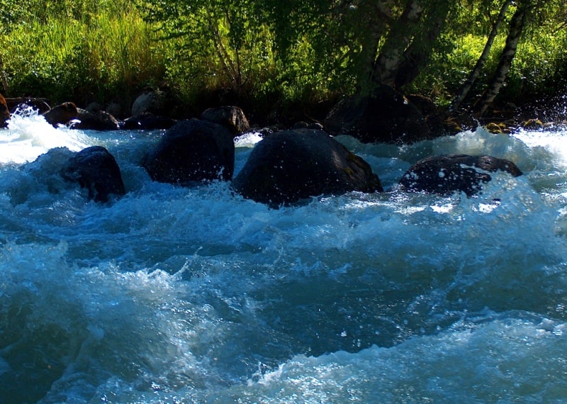 The river Aganakty.