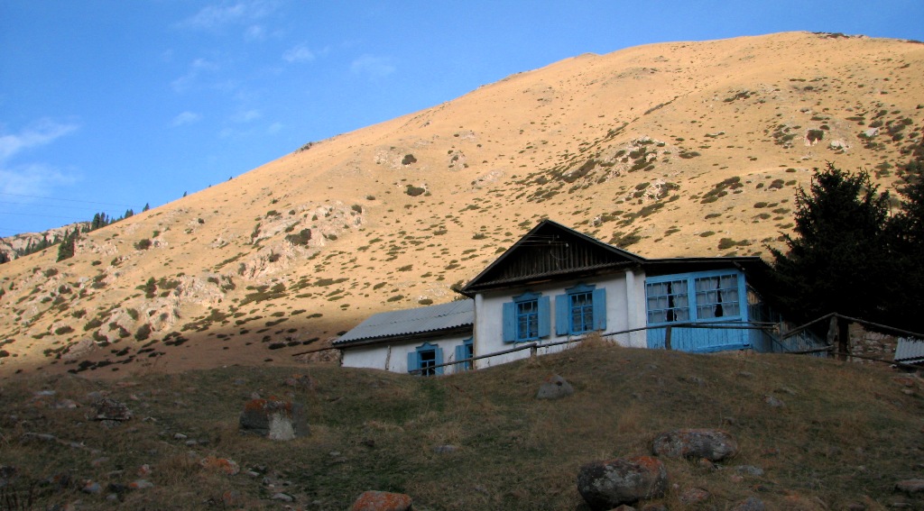Health resort in gorge Altyn-Arashan. 