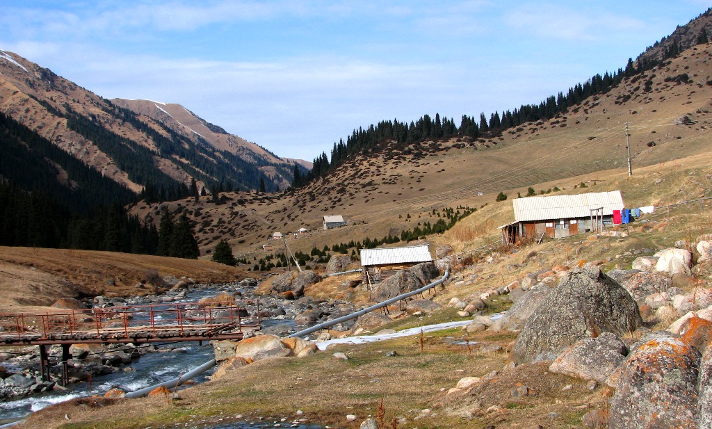 Health resort in gorge Altyn-Arashan. 