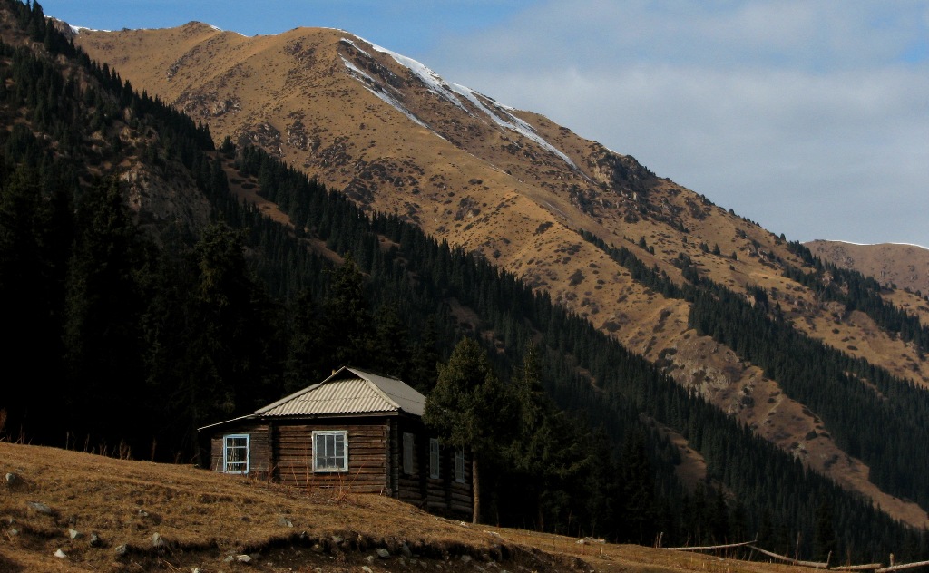 Health resort in gorge Altyn-Arashan. 