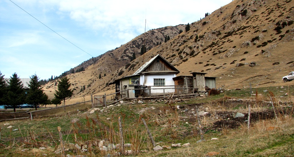 Health resort in gorge Altyn-Arashan. 