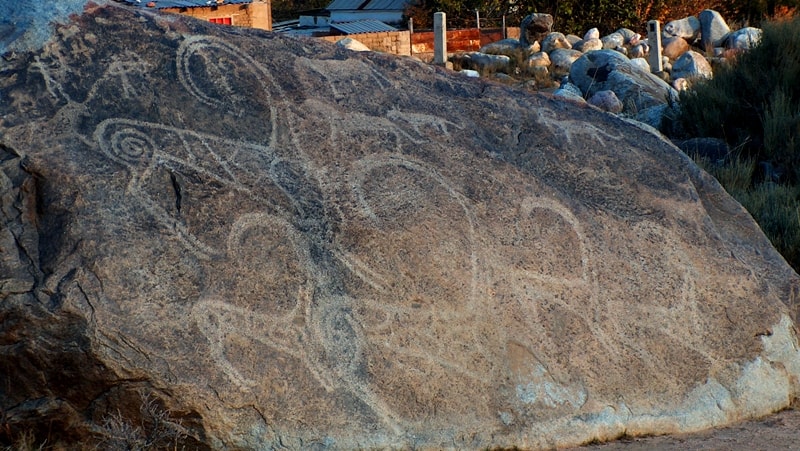 Petroglyphs in Cholpon-Ata.