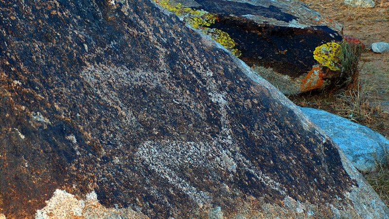 Petroglyphs in Cholpon-Ata.