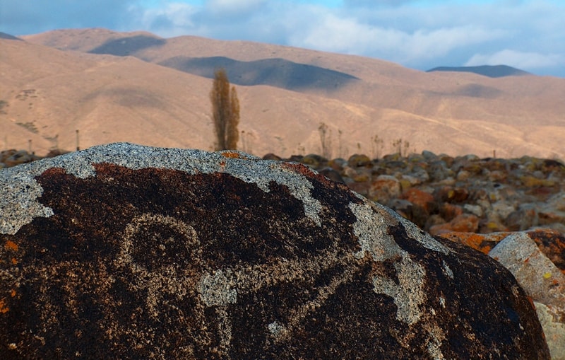 Petroglyphs in Cholpon-Ata.