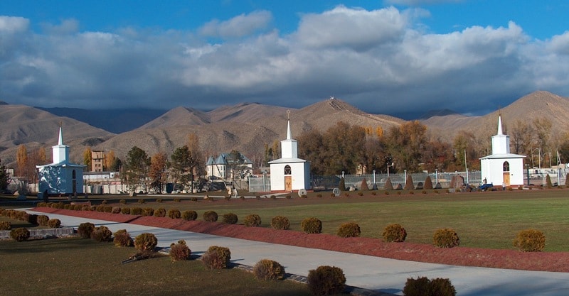 Культурный центр ''Рух Ордо» имени Чингиза Айтматова в городе Чолпон–Ата.  