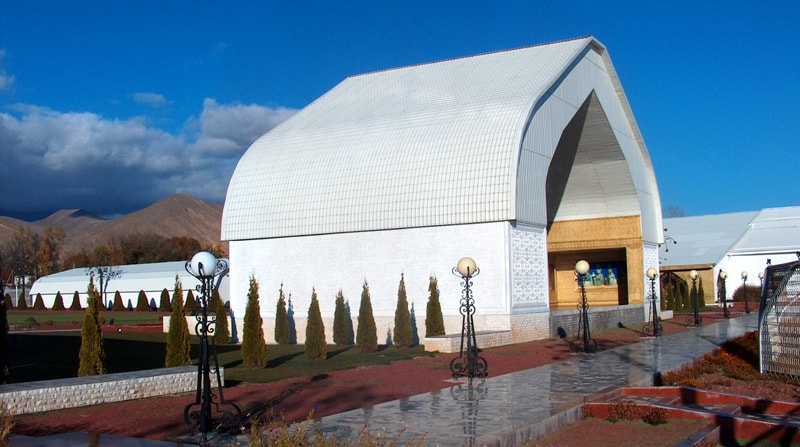 Cultural center "Ruh Ordo» name Chingiz Aitmatov is in the town of Cholpon-Ata.