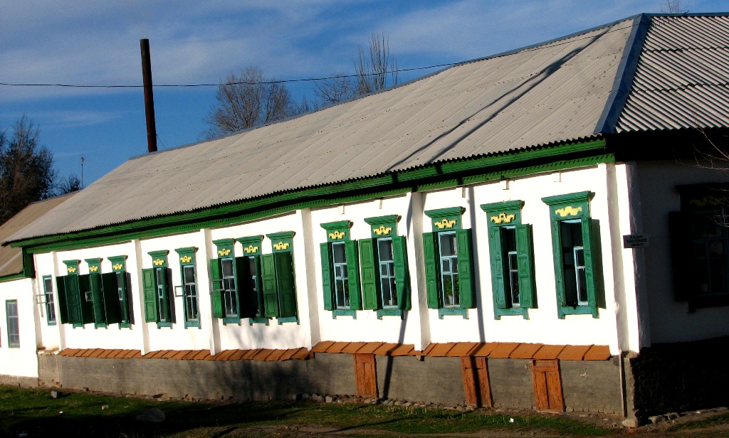 Architecture of ancient houses of Karakol.