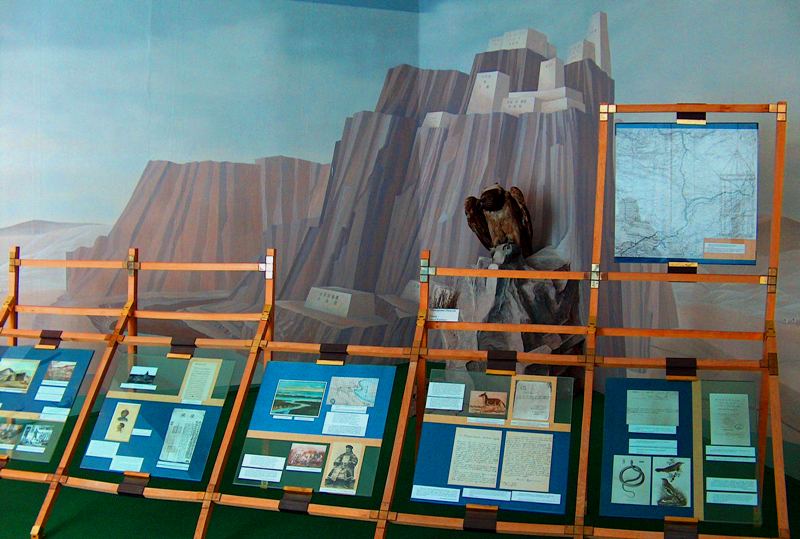 Зал Тибета в музее.