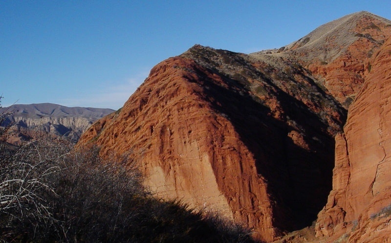 In the gorge of Dzhety-Oguz.