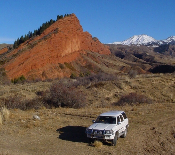 In the gorge of Dzhety-Oguz.