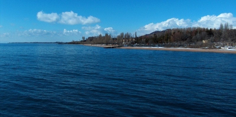 Lake Issyk-Kul.