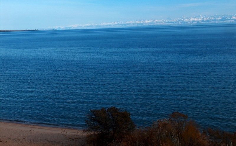 Lake Issyk-Kul.