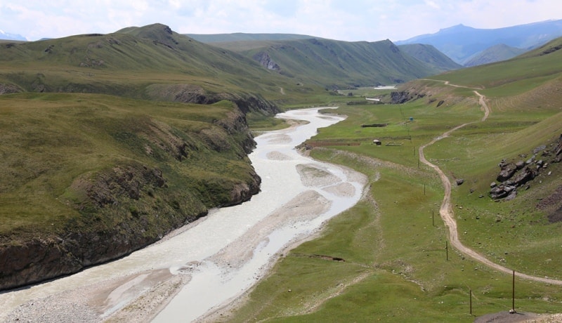 Sary-Djaz river.