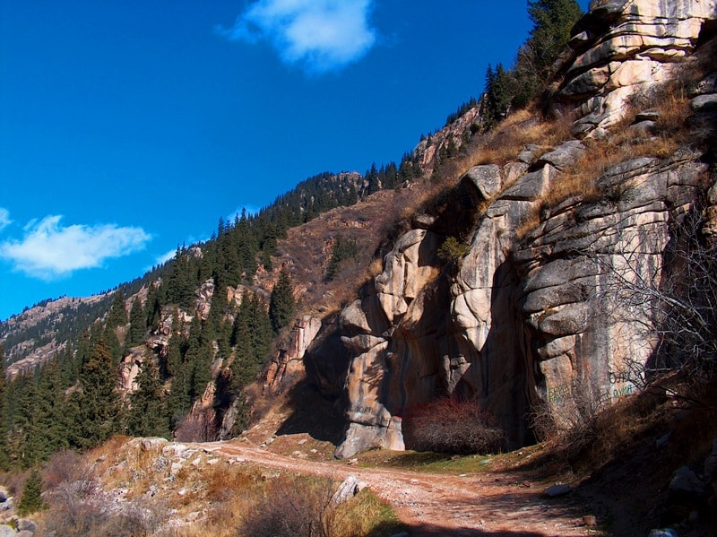 The Bottom part of gorge Chon-Aksu.