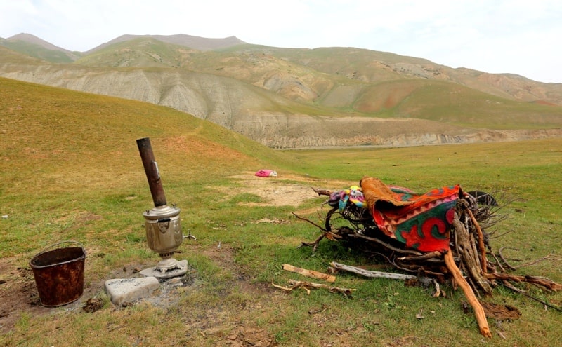 Life of shepherds. Southern Kyrgyzstan.