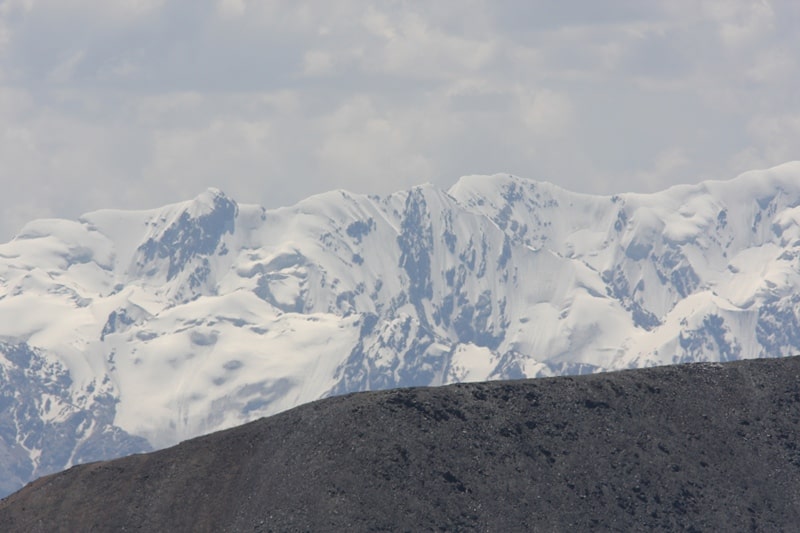 Environs of a glacier Southern Inylchek. The Central Tien-Shan.