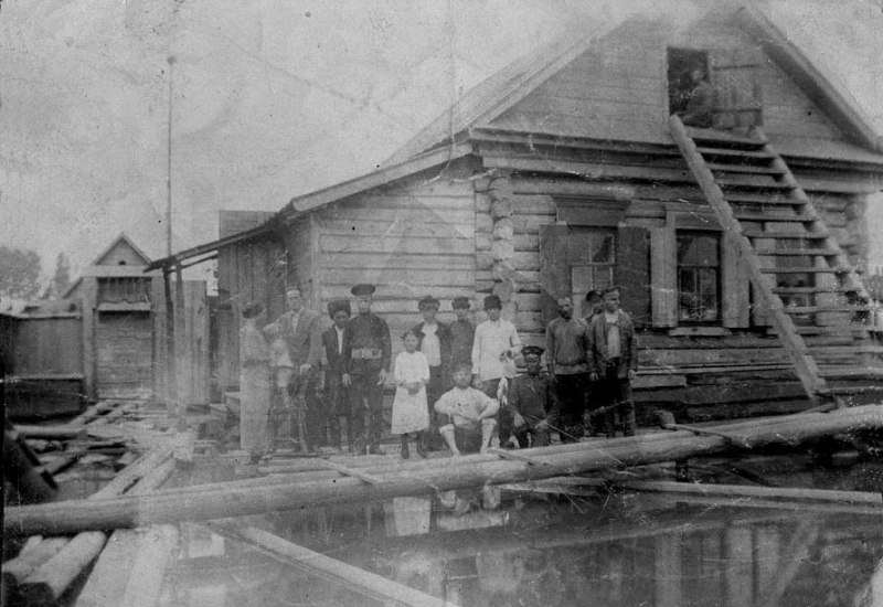 Дом на Жилкосе в 1896 году. Окрестности Яицка.