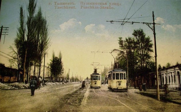 Бельгийский трамвай. 1916 год.