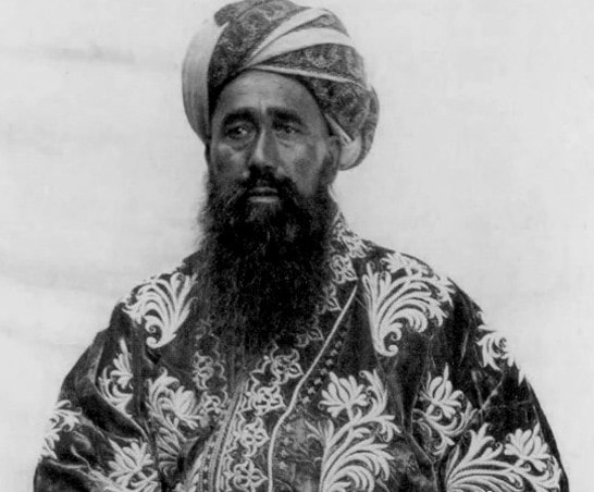 Таджик в Самарканде. Фотография Леона Барщевского (1849 – 1910 г.г.) .