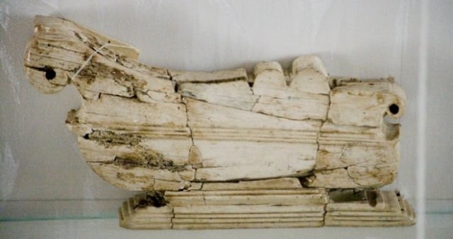 Fragment of furniture. An ivory. Takhti Sangin. VI century B.C. - III B.C.