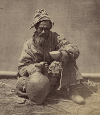 City of Khudjand. Water carrier.
