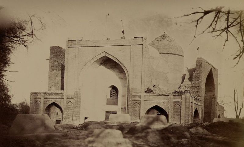 Photos of the mausoleum of Sheikh Muslekhitddina from the Turkestani album. 1905 - 1906, XX centuries.