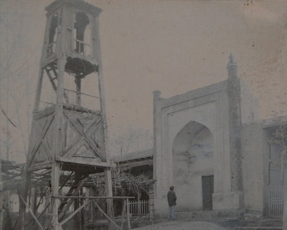 Hazrati-Shoh an architectural complex. A photo the beginning of 70-s' years of the last century.