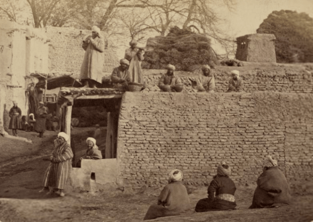 Religious customs of Tadjiks. Nagaramond.