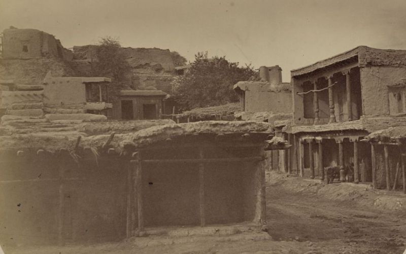 Penjikent. A part of city of Bazari-Balal.