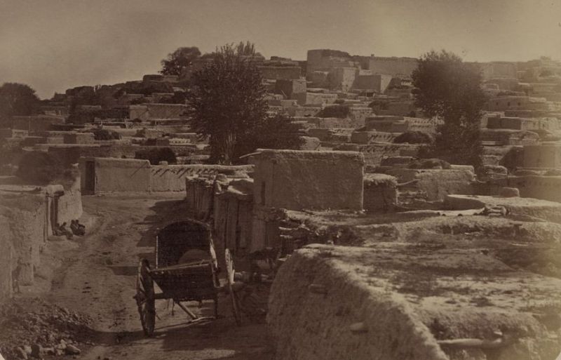 Penjikent. A part of the city of Dashti-Karabid.