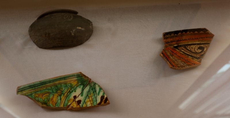 Finds from a site of ancient settlement ancient Penjikent. 