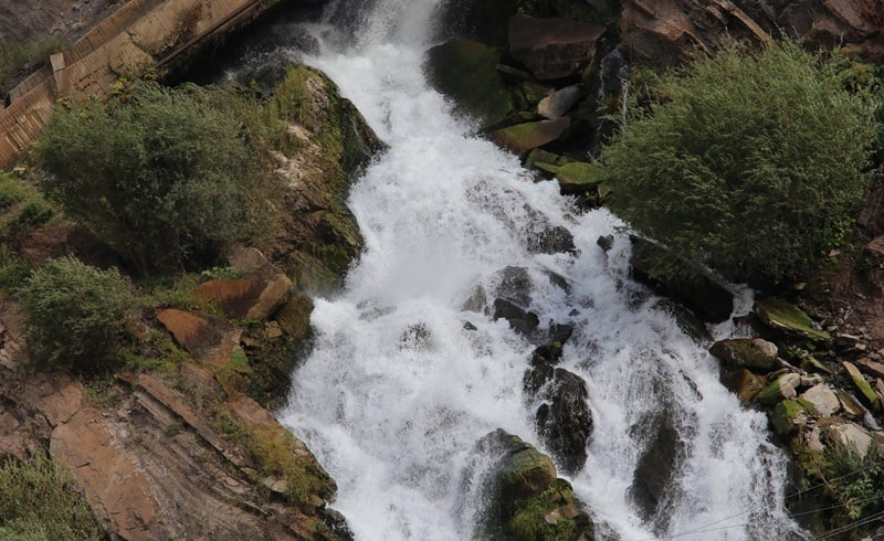 Natural environs of the Pamir mountains.