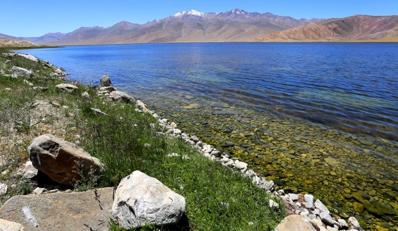 Natural environs of the Pamir mountains.