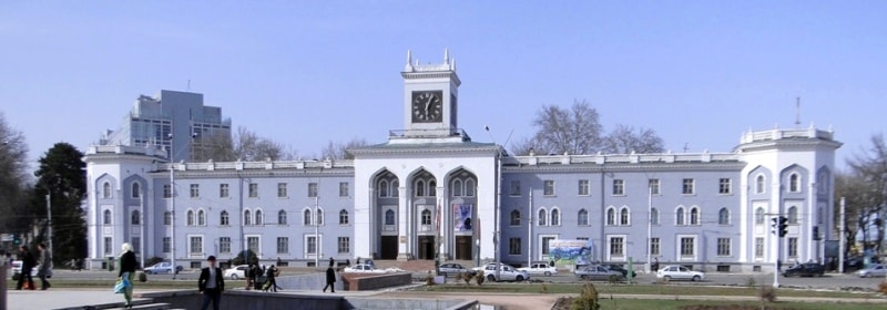 National historical museum in Dushanbe.