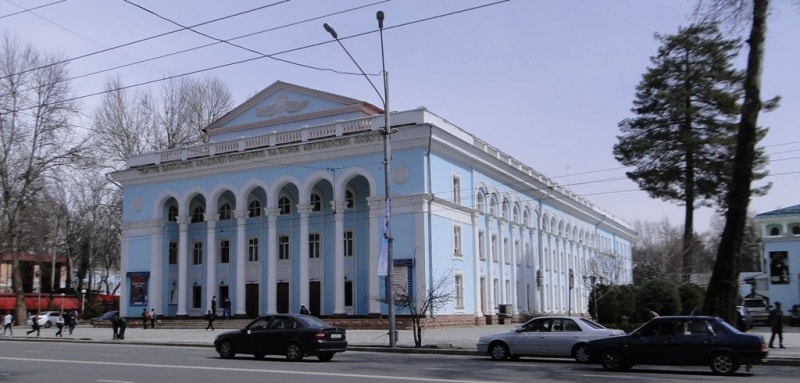 Drama theatre in Dushanbe.