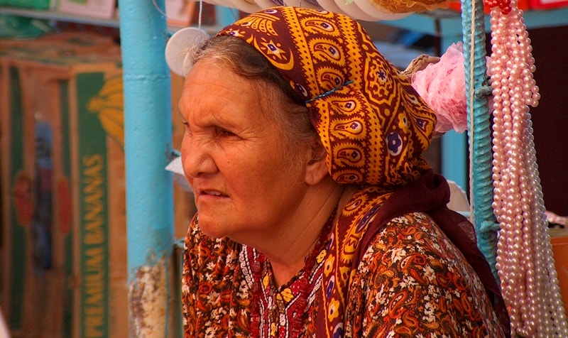 Market of Altyn-Asar.