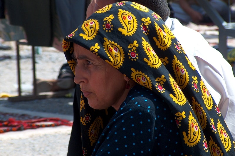 Market of Altyn-Asar.