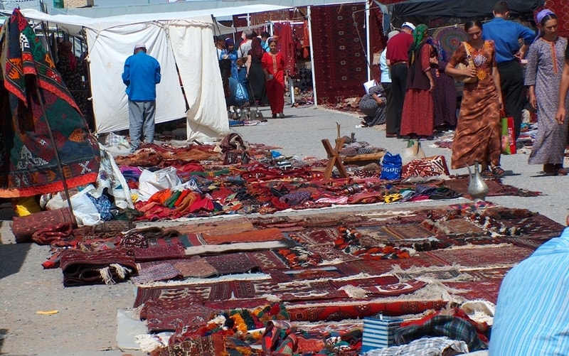 Market of Altyn-Asar.